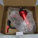 Pindex Universal External In Line Fuel Pump,116 PSI High Pressure 12V Electric Pump Injection Systems Compatible with 0580464070 0580453911 0580463017 0580464023,Red