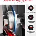 Manual Wire Stripping Machine Gauge Wire 0.06-1 inches,Scrapping Copper Wire Peeler Machine,Drill Powered Hand Crank Wire Stripper Tool for Scrap Copper Recycling