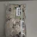 StangH Kitchen Cafe Curtains Pinch Pleat Floral Curtains for Small Window, Luxurious Vintage Linen Sheer Block Print 36 Inch Long Half Drapes for Windows, Porcelain, 26W x 36L, 2 Panels