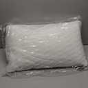 AC Pacific Nidra Collection Gel Infused Memory Foam Queen/Standard Sized Pillow, White, 2 Piece, 2 Count