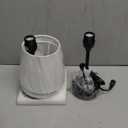 Mini Bedside Lamps for Bedrooms Set of 2 - Nightstand Bedroom Lamps with USB C Port and AC Outlet Charging, Dimmable Touch Small Bed Side Table Lamp, Black Night Stand Light for Kids/Guest Room