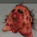 HugOutdoor Scary Halloween Zombie Mask for Adults Realistic Horror Bloody Full Head Latex Masks Creepy Cosplay Costume Props