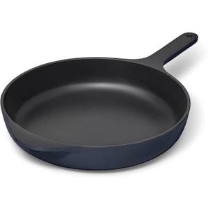 Caraway Cast Iron Skillet - 10.5 Enameled Cast Iron Pan With 3 Layer Enamel Coating - No Seasoning Required - Compatible With All Stovetops - Free From Forever Chemicals - Midnight Blue Caraway Cast Iron Skillet - 10.5 Enameled Cast Iron Pan With 3 Layer Enamel Coating - No Seasoning Required - Compatible With All Stovetops - Free From Forever Chemicals - Midnight Blue