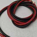 8 AWG Cable with Terminals, 8 Gauge Inverter Cables with 3/10"(8mm) Lugs Both Ends Wire Set for Auto Solar, Boat (3.3FT, 2PCS)