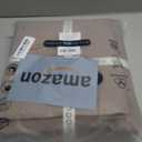 MooMee Bedding Duvet Cover Set 100% Washed Cotton Linen Like Textured Breathable Durable Soft Comfy (Solid Brown, Queen 90"x90")