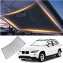 Windshield Sun Shade for BMW X1 E84 Front Window Shades Cover for 2016-2024 2025 2026 X1 E84 Windshield Sun Visor Protector Car Accessories