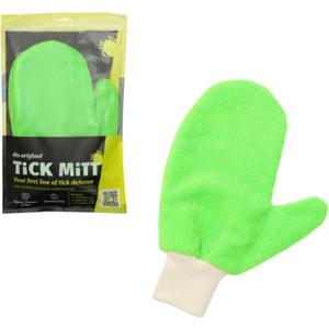 TiCK MiTT Green Tick Removal Glove: Gently Remove Ticks from Humans & Pets - Chemical-Free, Durable, Portable, Easy to Use Tick Management Tool for Outdoor Adventures & Everyday Use