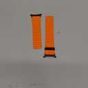 Tasikar Compatible with Apple Watch Band 42mm (Series 10) 41mm 40mm 38mm Silicone Magnetic Loop Bands [Double Sided Wearable] Designed for Apple Watch Series 10 9 8 7 SE 6 5 4 3 2 1, Black Orange