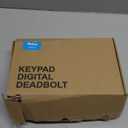 Veise Keyless Entry Door Lock with 2 Lever Handles - Electronic Keypad Deadbolt, Easy Installation Digital Smart Front Door Lock Set, Matte Black