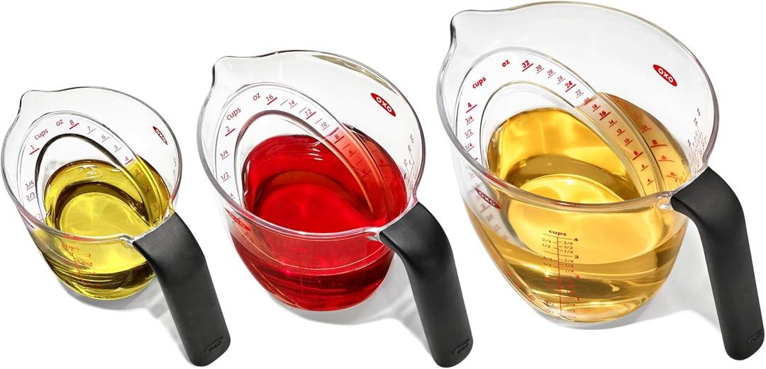OXO Good Grips 3-Piece Angled Measuring Cup Set, Multi