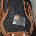 FLORICH Leather Seat Covers, Seat Covers Full Set, Car Seat Protectors 5 Seats,Automotive Seat Covers Fit for Most Cars Trucks-Brown&Black