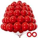 KAWKALSH 200pcs 5 Inch Red Balloons, Small Mini Latex Balloons for Party Birthday Baby Shower Anniversary Festival Arch Garland Decoration (Red)