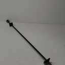 Kenney Studio End Window Curtain Rod, Adjustable for Windows 5/8 Inches, 16 MM Extendable Curtain Rod Black