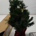 National Tree Company Pre-lit Artificial Mini Christmas Tree | Includes Small Lights and Cloth Bag Base | Majestic Fir - 2 ft