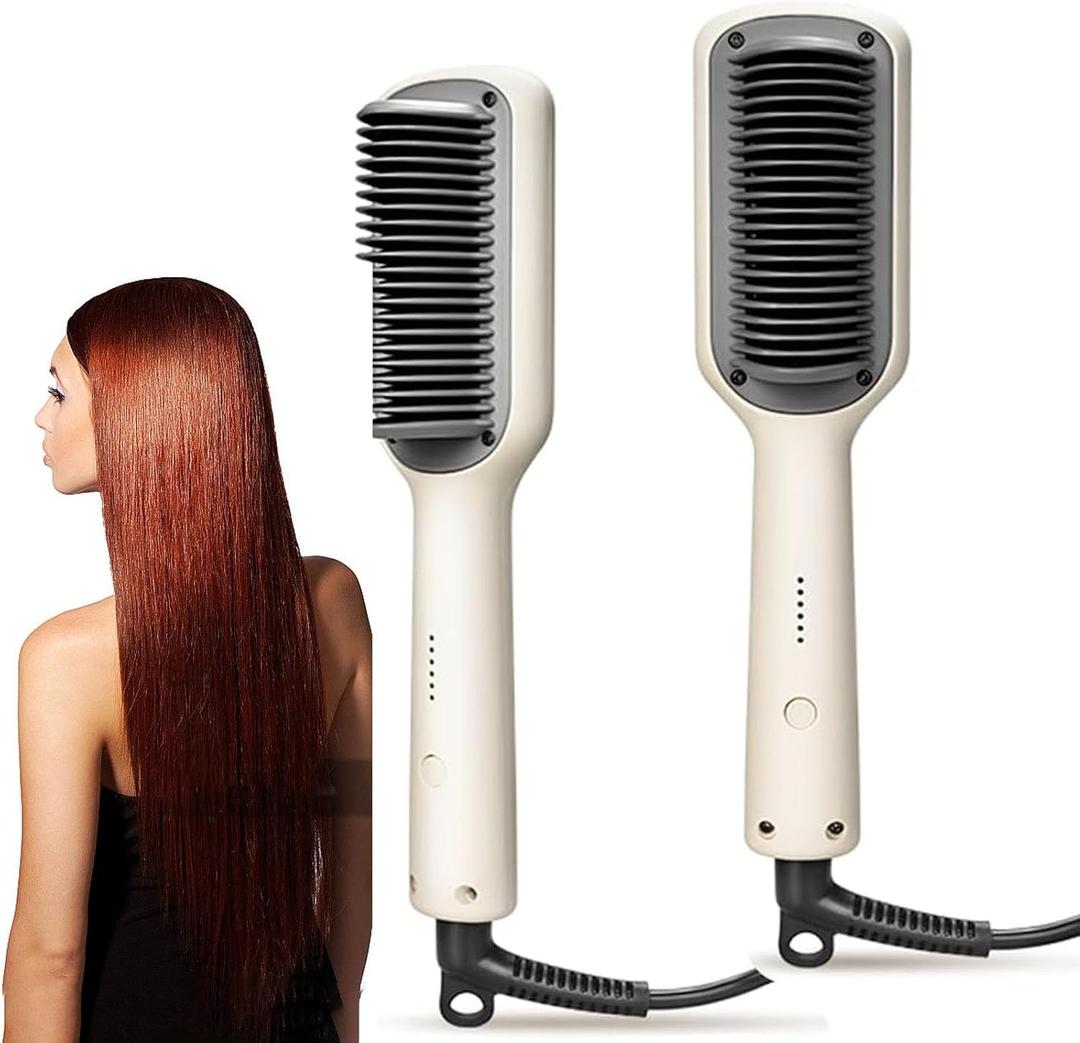Hair Straightening Brush Comb, Electric Hair Straightener Hot Comb Professional Electric Hairs Accessories Brush for Teen Girl Woman Gifts Hair Straightening Brush Comb, Electric Hair Straightener Hot Comb Professional Electric Hairs Accessories Brush for Teen Girl Woman Gifts