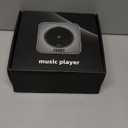 Desktop CD Player Portable with Bluetooth - Jimwey CD Players for Home with HiFi Speakers, FM Radio, Remote Control, LED Screen Display, Support CD/Bluetooth/USB/AUX, White CD Player for Gift