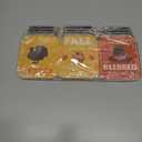 3PCS Reversible Thanksgiving Decor & Christmas Decorations Wooden Mason Jar, Winter & Fall Decorations for Home, Table, Fireplace Mantel, Shelf, Office Desk, Xmas Holiday Decorations