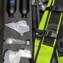 Diving Tank with DOT Certification Reusable Scuba 0.5L Pony Bottle Support 5-10 Minutes Dive Time Diving Cylinder Suitable for Underwater Work/Underwater Recreation