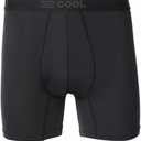 32 Degrees Mens 3 Pack Active Mesh Boxer Brief (Black, S)