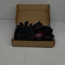 Ling's Moment 5FT Black Burgundy Artificial Flower Garland Fake Rose Leaves Floral Garland Arch Flowers Vine for Wedding Party Backdrop Decor Mantel Home Table Centerpieces Wall Decorations