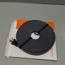 Snowkids Cat 8 Ethernet Cable 50 FT, Strong Signal, Flat High Speed 40Gbps 2000Mhz, Network Cord with RJ45 Internet Connector for TV/Printer/Computer/Modem/Router/ps-3/4/5, Braided LAN Cable 50FT Grey