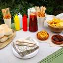 Table Kind 100 x Soft Recycled Floral Napkins Wildflower Soft Paper Napkins Pretty Wild Flower Serviettes for Spring Eco Friendly, Everyday & Compostable Weddings, Tea Party, Birthday Natural Kraft