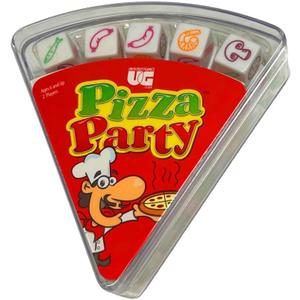 University Games, Pizza Party Dice Game, Dice Game for Kids and Families, Ages 6+