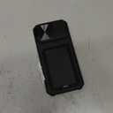 SSLOTSCASE for iPhone 17 Pro Max Case with Card Holder & Kickstand & Slide Camera Lens Cover & Camera Stand & Wallet, Military-Grade Heavy Duty Phone Case Cover for iPhone 17 Pro Max 5G 2025, Black