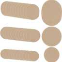 2 x 36pcs Moleskin Adhesive Pads, Protective Moleskin Bandages Comfortable Patch Adhesive Moleskin Strips Cushions Soft Coffee-Colored Heel Shoes Stickers for Feet Toes Prevention