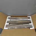 Evergreen Garden 5 ft Metal Garden Obelisk Trellis for Climbing Plants Vines, Clematis & Flowers | Outdoor & Indoor Plant Trellis for Potted Plants | Floral Pattern Arch Trellis (Antique Copper)