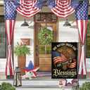 AVOIN colorlife Patriotic 250 Years of Blessings Garden Flag 12x18 Inch Double Sided Outside, American 250th Anniversary 1776-2026 USA Yard Outdoor Decoration