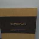 WOWSTAR 12-Pack 3D Wall Panels 19.7" x 19.7", White Slat Wall Panels for Interior Wall Decor, Modern Wall Covering for Living Room, Bedroom & Office, 12"x12"