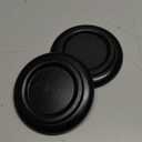 Piano Caster Cups Grand Piano Caster Cups Piano Leg Hardwood Cups Pads for Grand Piano (Wood Black, Set of 6)