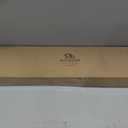 HOTOZON 1" Bay Window Curtain Rod, Center Rod 36-72" for Window (24-70"), Side Rods 20-36" for Windows (16"-32"), Black, Finials