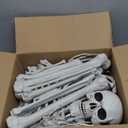 Lodou 5.4Ft Posable Life Size Human Adult Skeletons Plastic Human Bones with Movable Joints for Halloween Decoration