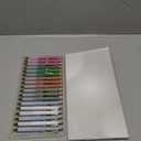 Linbsunne Ballpoint Pens Black Medium Point 1mm with Super Soft Grip Ball Point Pen for Men Women Retractable(gold-18 pcs)