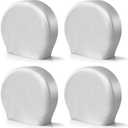 Explore Land Tire Covers 4 Pack Fit Tire Diameters 23-25.75 inch, Silver | UV-Resistant, Tough Wheel Protector for Truck, SUV, Trailer, Camper, RV, All Weather Protection