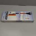 EcoNour 27" Aluminum Ice Scrapers for Car Windshield | Car Snow Scraper Window and Snow Brush with Ergonomic Foam Grip Winter Accessories (Orange)