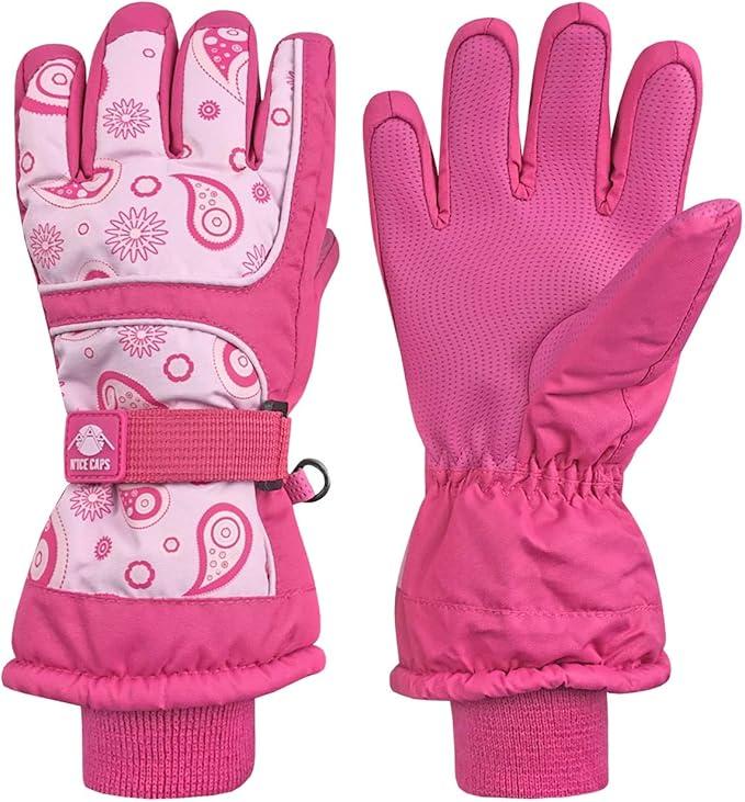 N'Ice Caps Kids Waterproof Winter Thinsulate Warm Gloves (3-4 Years)