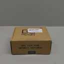 homdiy 25 Pack Cabinet Knobs Brushed Nickel Drawer Knobs Silver Square Kitchen Hardware for Dresser Bathroom Satin Nickel Door Handles for Kitchen Cupboard,Zinc Alloy (Single Hole)