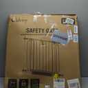 Baby Gate No Drilling, 29"-40" Auto Close Dog Gate Indoor for Doorways & Stairs, Pressure Mounted Adjustable Pet Gate, Easy Walk Through Child Gate for Children & Pets Stroller Friendly, White (29-40" Wide, 28" Tall)