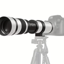 JINTU 420-800mm f/ 8.3 Manual Telephoto Zoom Lens + T-Mount for Canon EOS Rebel SL2 SL1 T3 T3i T4i T5 T5i T6 T6i T6s T7 T7i 4000D 6D 7D 60D 70D 77D 80D 5D II/III/IV 550D 650D SLR Camera Lenses