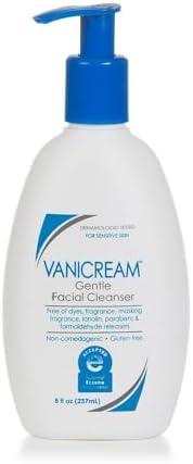 Vanicream Gentle Facial Cleanser with Pump Dispenser - 8 fl oz - Formulated Without Common Irritants for Those with Sensitive Skin