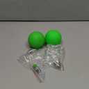 Glow in the Dark Lacrosse Ball - Night Practice & Training Equipment for All Ages | 2 Pack Official Size & Weight | Indoor/Outdoor Lacrosse Ball with Led Lights | Ideal Sports Gifts for Boys/Girls (Green)