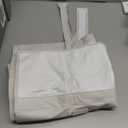 RYB HOME Door Window Curtains 40 inches, 100% Blackout Natural Linen Blended Privacy Glass/French Glass Door Curtain Shade with White Layer Coating, W26 x L40, Beige, 1 Panel