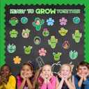 2 x Cactus Cutouts Picture Frame Bulletin Board Decorations Set Summer Plants Flower DIY Photo Cutouts for Classroom Back to School Whiteboard Chalkboard Wall Decor Teacher Supplies