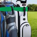 Golf Cart Strap Sleeve, Protect Your Golf Bag from Wear and Dirt - Premium Material, Simple Design, Easy to Install, Universal Fit (2-Pack, Green)