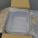 8 Cups/ 63 Oz 4 Piece (2 containers + 2 Lids) Large Glass Food Storage/ Baking Containers with Locking Lids . Ideal for Storing food, vegetables or fruits. BPA Free & Leak Proof -Microwave, Oven Safe