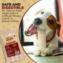 Real Hide All Natural Dog Chew Treats - Premium Rawhide Rolls, 9-10 Inch - Long Lasting Grass Fed Free Range Beef Hide for Medium/Large Dogs - 4 Count