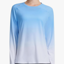 KPSUN Womens Long Sleeve Rash Guard UPF 50+ Swim Shirts Sun Uv Protection Surfing Top for Beach Swimming Quick Dry, Medium